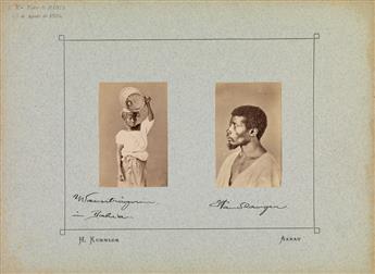 (BRAZIL) Marc Ferrez (1843-1923); Wm. Gaensly (1843-1928) Folio entitled Ansichten von Bahia, with 32 photographs, including 4 diptych